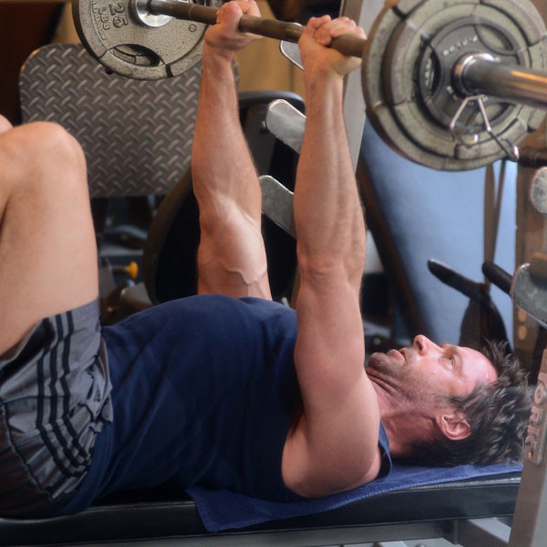 Hugh Jackman Looks Mighty Buff During Workout Sesh - E! Online